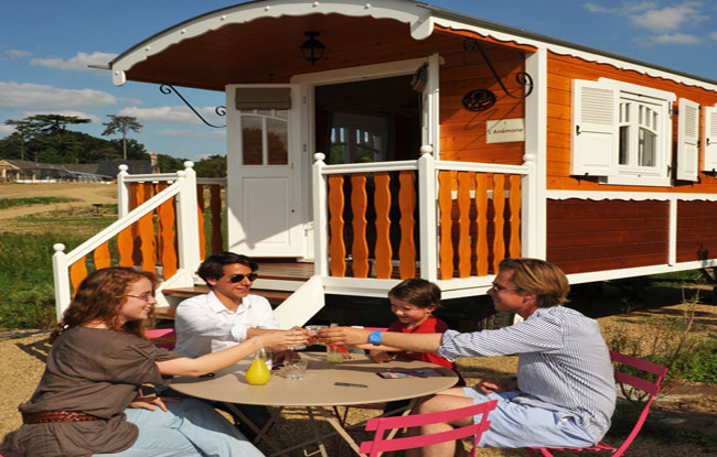 Les Roulottes du Moulin Das Loire-Gebiet - Chenillé-Changé visuel 2/3