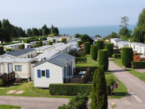 Camping -Les Ammonites - Auberville - Basse-Normandie - Frankreich Camping -Les Ammonites - Auberville - Basse-Normandie - Frankreich